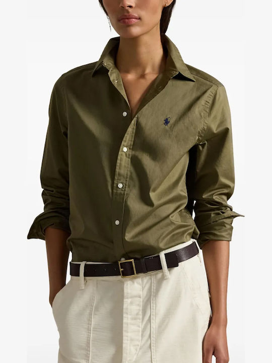 Shirt Women's Long Sleeve Shirt Green