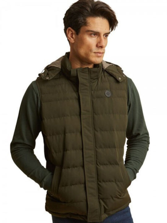 Dors Ärmellos Jacke Khaki
