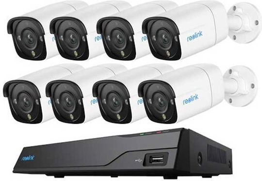 Reolink Σύστημα Παρακολούθησης 8 Καμερών IP 12MP με Σκληρό Δίσκο
