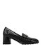 Patent Leather Black Medium Heels