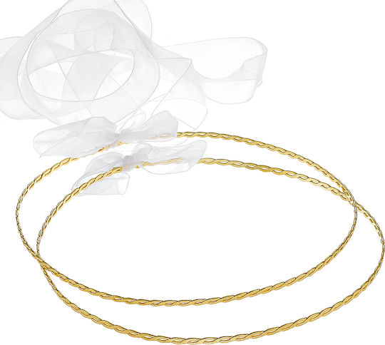 Louvaris Handmade Silver Plated Wedding Crowns