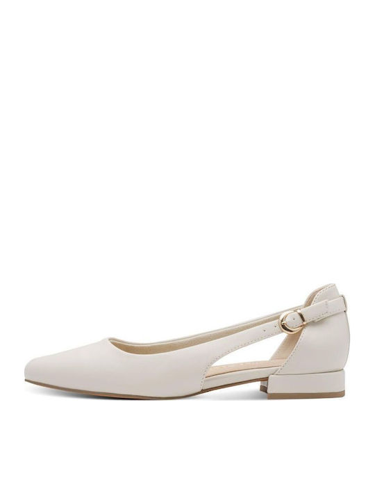 Women's Moccasins in Beige Color