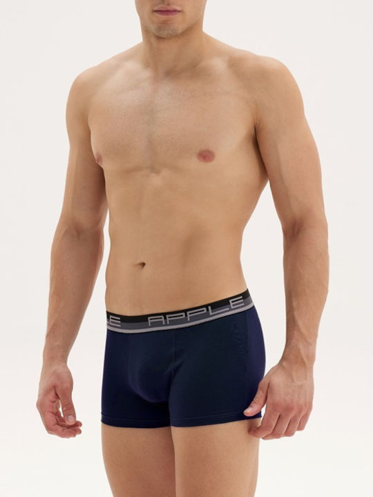 Apple Boxer Herren Boxershorts Blue-grey 1Packung