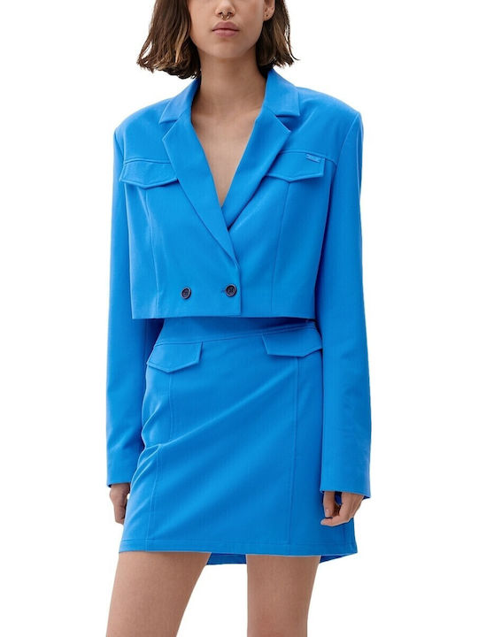 QS Blazer pentru femei Sacou Blue