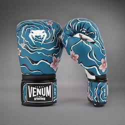 Venum Boxhandschuhe für Kampf Blau
