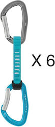 Petzl Djinn Axess Set De 6 Carabine și Quickdraws