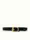 Leather Women's Belt Black