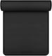 Yogistar Exercise Mat Black with Carry Strap (180x60x1cm)