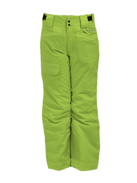 Sun Valley Kids Trousers for Ski & Snowboard Green