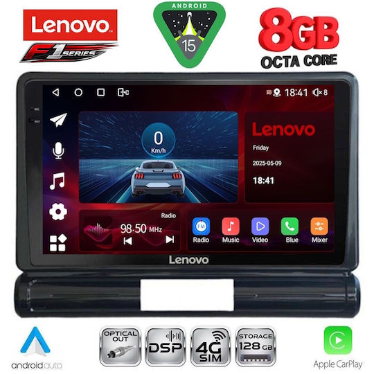 Lenovo Ηχοσύστημα Αυτοκινήτου για Citroen C3 / DS3 2016 (Bluetooth/USB/WiFi/GPS/Apple-Carplay/Android-Auto) με Οθόνη Αφής 9"