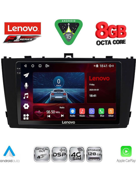 Lenovo Car Audio System for Toyota Avensis 2009-2015 (Bluetooth/USB/WiFi/GPS/Apple-Carplay/Android-Auto) with Touch Screen 9"