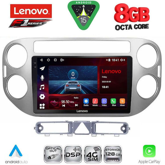Lenovo Car Audio System for Volkswagen Tiguan 2004-2011 (Bluetooth/USB/WiFi/GPS/Apple-Carplay/Android-Auto) with Touch Screen 9"