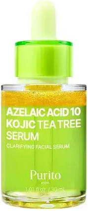 Purito Azelaic Acid 10 Kojic Tea Tree Serum Προσώπου για Λεύκανση & Ακμή 30ml