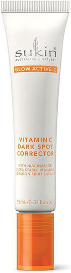 Sukin Naturals Glow Active Serum Gesicht mit Vitamin C & Niacinamid für Strahlkraft & Aufhellung 15ml
