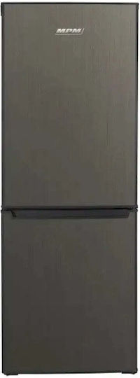 MPM Ψυγειοκαταψύκτης 207lt Υ150xΠ55xΒ58εκ. Γκρι MPM-215-KB-39/E