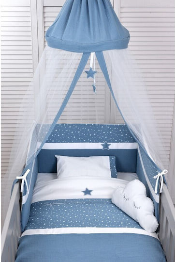 Baby Oliver Set Pentru Patut Blue 3buc piese