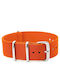 Fabric Strap Nato Orange 24mm