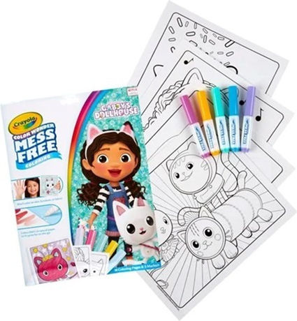 Σετ Ζωγραφικής Crayola Color Wonder Gabby’s Dollhouse 75-2861