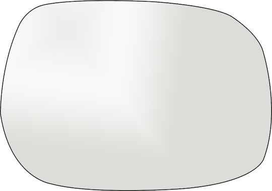 Right Mirror Glass Compatible Daihatsu Terios J200