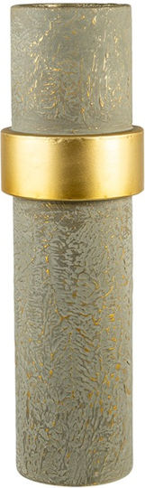 Zen Collection Decorative Vase Ring Gray 12x40cm