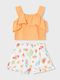 Kinder-Set mit Shorts Sommer 2Stück Orange