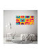 Canvas Painting Home Elegant Decoration Fruit Icons 120x60 Cm