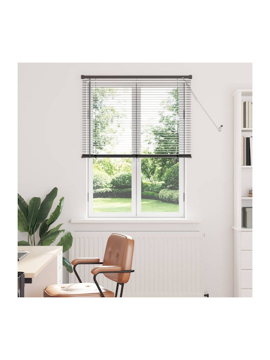 vidaXL Shade Blind PVC in Silver Color L150xH90cm