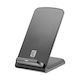 Cellular Line Kabelloses Ladegerät (Qi Pad) 10W Schwarzs (Easy Stand)