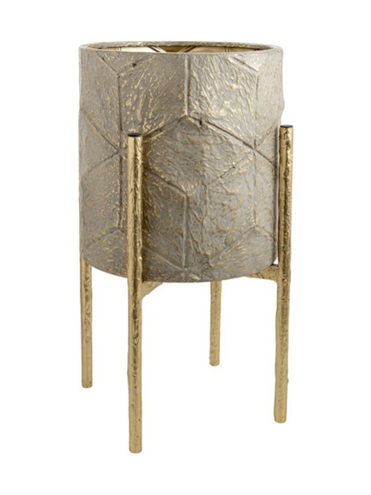 Zen Collection Κασπώ Μεταλλικό Μπεζ 25x47.5εκ.