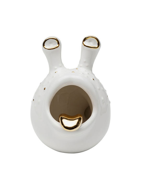 Διακοσμητικό Επιτραπέζιο Funny Animal Λευκό 21.5x13.5x18.5εκ