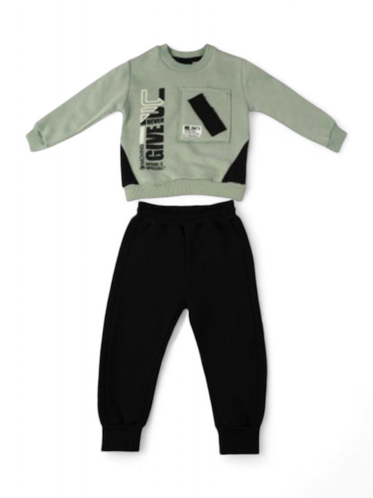 Mc Andy Kinder Sweatpants Set - Jogginganzug Bay Leaf Mint