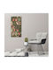 Panou Pânză Dormitor Estetică Decorațiune Design Floral 50x100 Cm