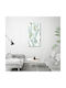 Innendekoration Gemälde Wandbild Leinwand Blumenmuster 60x120 cm