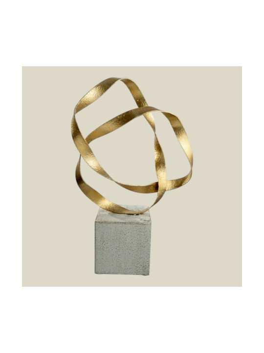 Zen Collection Διακοσμητικό Χώρου Βαση από Μέταλλο 25x10x26.5cm