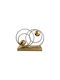 Zen Collection Decorative Space made of Metallic 30x8x22cm 1pcs