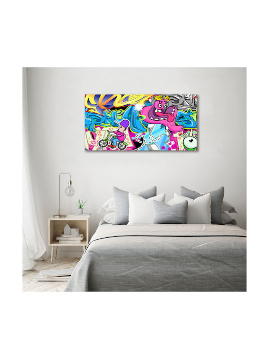 Wandbild Segeltuch Geeignet Für Dauerhafte Dekoration Graffiti 140x70 cm