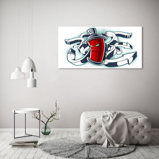 Wall Canvas Painting Designed Demanding Decoration Graffiti 120x60 Cm