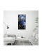Gemälde Leinwand Fertig Keilrahmen Wandmontage Planet Erde 60x120 cm
