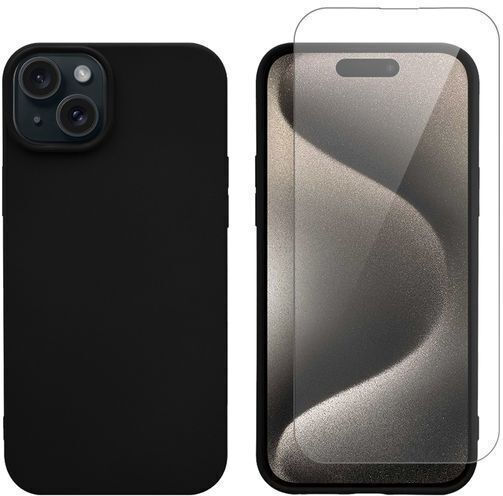 Redshield Back Cover Σιλικόνης Μαύρο (iPhone 15 Plus)
