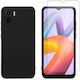 Redshield Back Cover Tempered Glass Μαύρο (Redmi A2)