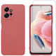 Redshield Back Cover Tempered Glass Κόκκινο (Redmi Note 12)