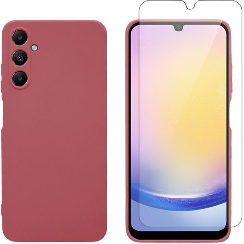 Redshield Back Cover Tempered Glass Red (Samsung Galaxy A25 5G)