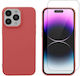 Redshield Задна корица Силикон / Закалено стъкло Червен (iPhone 14 Pro Max)