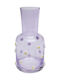 Kare Design Glass Decanter with Stopper Purple