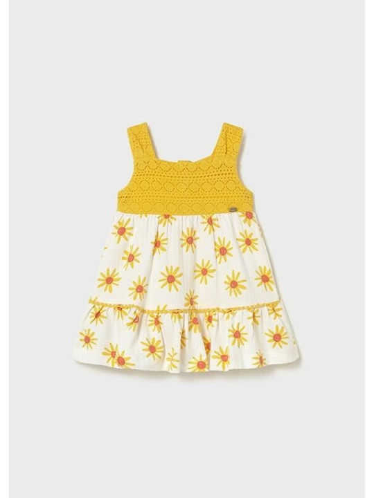 Mayoral Kinderkleid Ärmellos Gelb