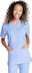 Cherokee Originals Unisex Light Blue Pants & Blouse Set Cotton and Polyester