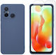 Redshield Back Cover Tempered Glass Navy Μπλε (Redmi 12C)