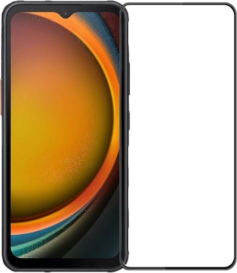 3D Vollflächig gehärtetes Glas Schwarz (Galaxy XCover7)