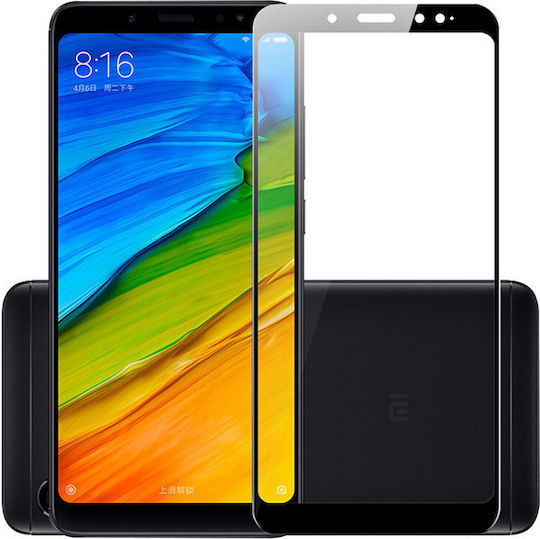 Full Glue Full Face Tempered Glass Μαύρο (Redmi 6/6a)