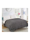 Silk Fashion Κουβέρτα Πλεκτή Υπέρδιπλη 220x240εκ. Anthracite